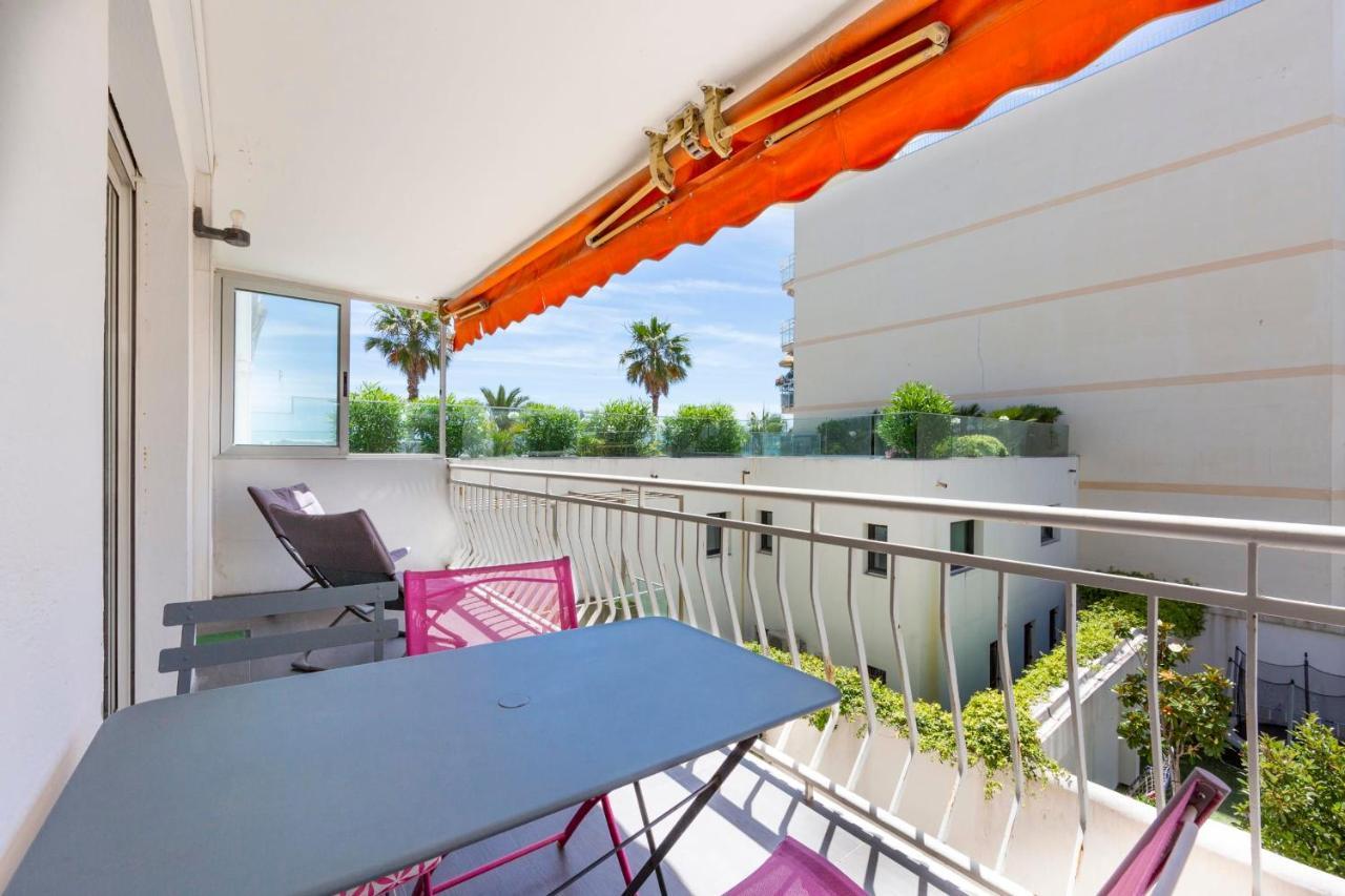 Modern Apartment 2 Bedrooms Quiet Terrace In A Palm Beach Area, 30 Meters From Seaside Cannes Exterior foto